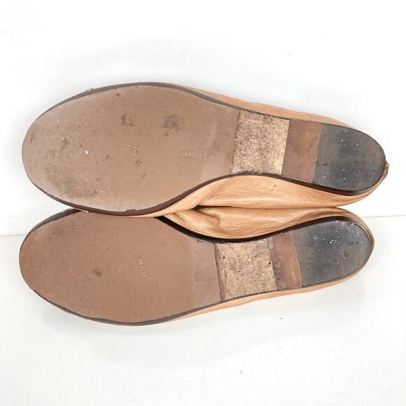 LANVIN Leather Cap Toe Ballet Flats - Size 7 - Picture 10 of 14